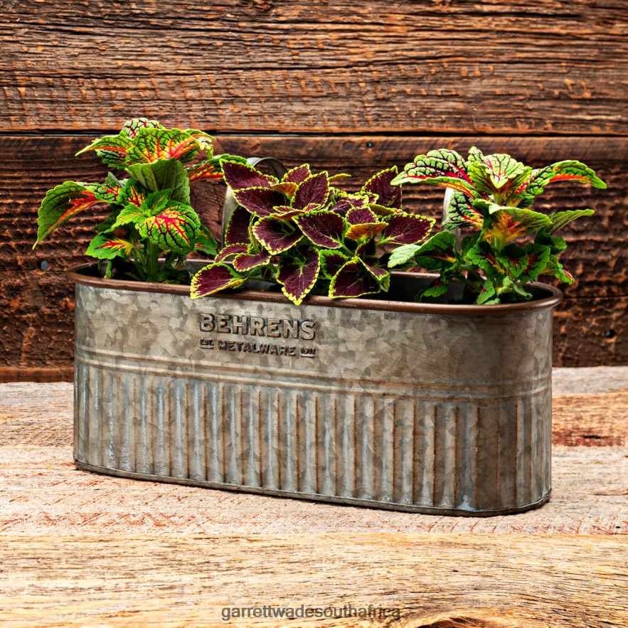 Garden Garrett Wade Galvanized Hanging Metal Planter LP88ZX176 - Garrett Wade Knives