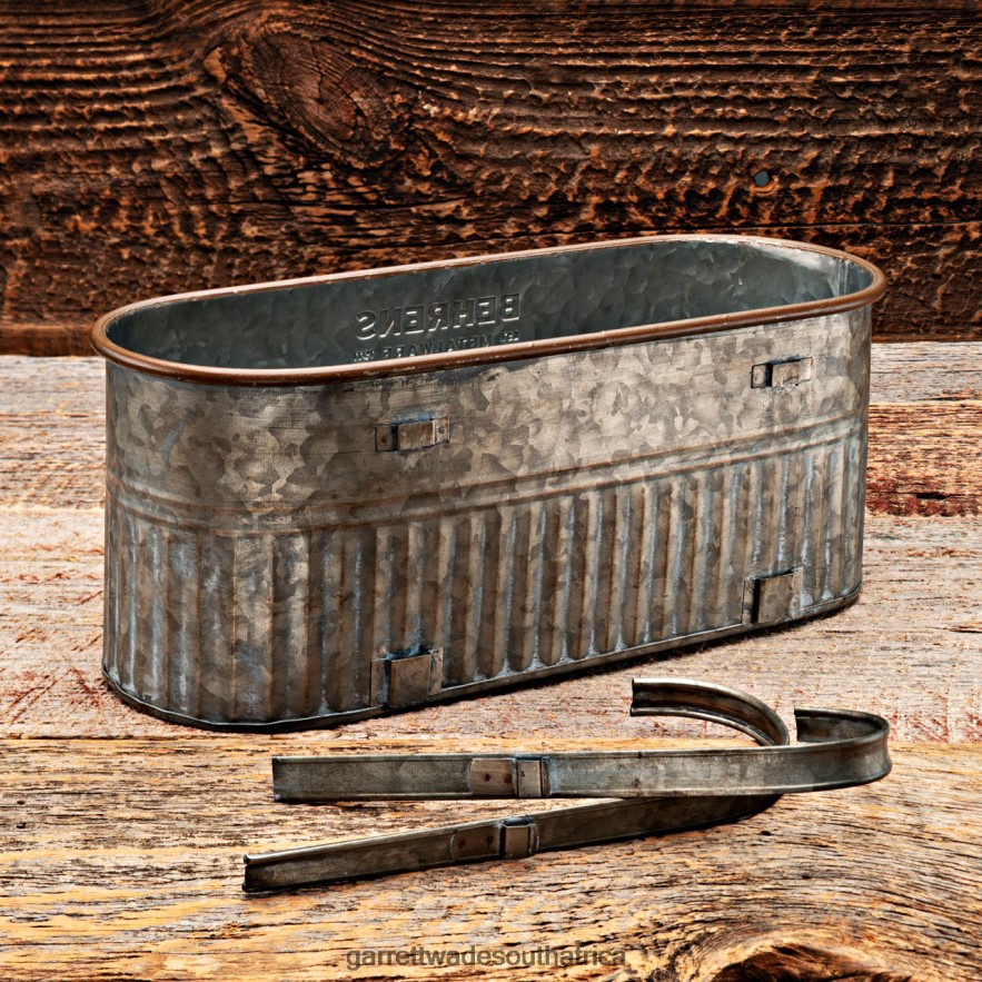 Garden Garrett Wade Galvanized Hanging Metal Planter LP88ZX176 - Garrett Wade Knives