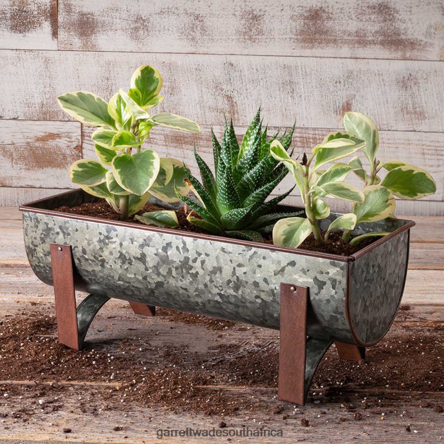 Garden Garrett Wade Galvanized Steel Window Planters LP88ZX163 - Garrett Wade Garden Tools