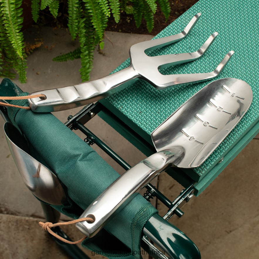 Garden Garrett Wade Garden Kneeler + Set of Three \'\'Bomb-Proof\'\' Digging Tools LP88ZX139 - Garrett Wade Garden Tools