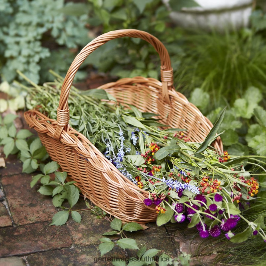 Garden Garrett Wade Handwoven Wicker Garden & Home Basket LP88ZX129 - Garrett Wade Chisels