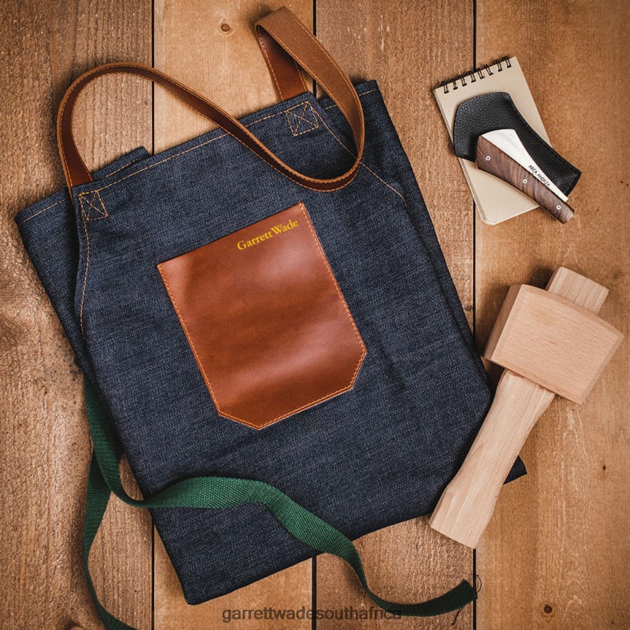 Garden Garrett Wade Multipurpose Denim & Leather Apron LP88ZX127 - Garrett Wade Garden Tools