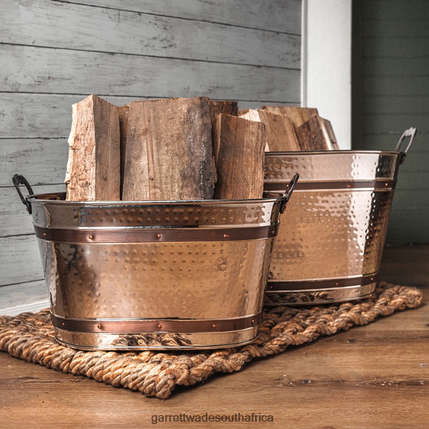 Garden Garrett Wade Pair of Nestled Stainless Steel Basins LP88ZX124 - Garrett Wade Garden Tools