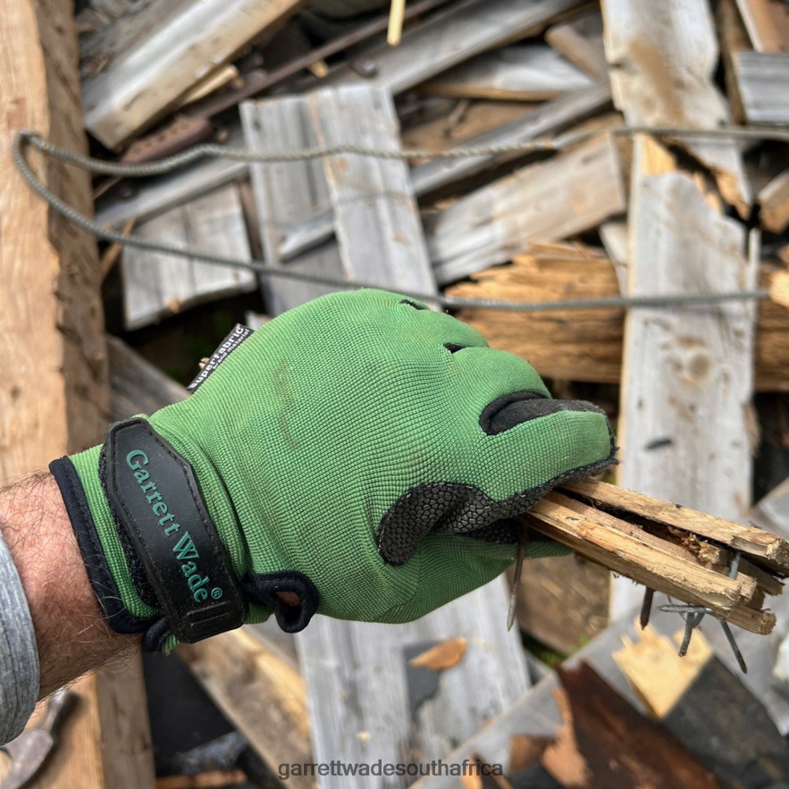 Garden Garrett Wade Puncture Resistant Gardening Gloves- Green LP88ZX138 - Garrett Wade Chisels