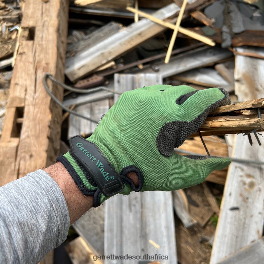Garden Garrett Wade Puncture Resistant Gardening Gloves- Green LP88ZX138 - Garrett Wade Chisels