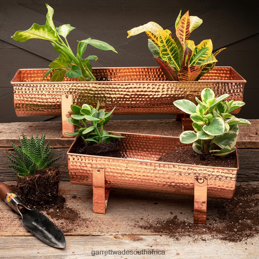 Garden Garrett Wade Solid Copper Window Planters LP88ZX148 - Garrett Wade Garden Tools