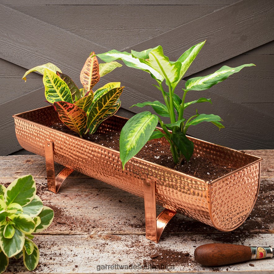 Garden Garrett Wade Solid Copper Window Planters LP88ZX148 - Garrett Wade Garden Tools