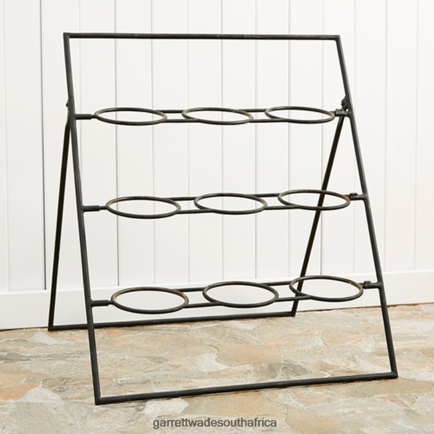 Garden Garrett Wade Terracotta Planter Stand Including 9 Pots LP88ZX136 - Garrett Wade Garden Tools