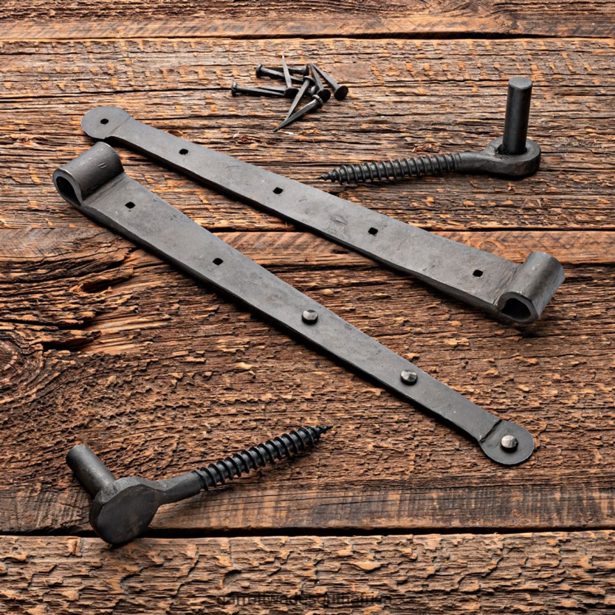 Garden Garrett Wade Traditional Iron Gate & Door Hinges LP88ZX142 - Garrett Wade Garden Tools