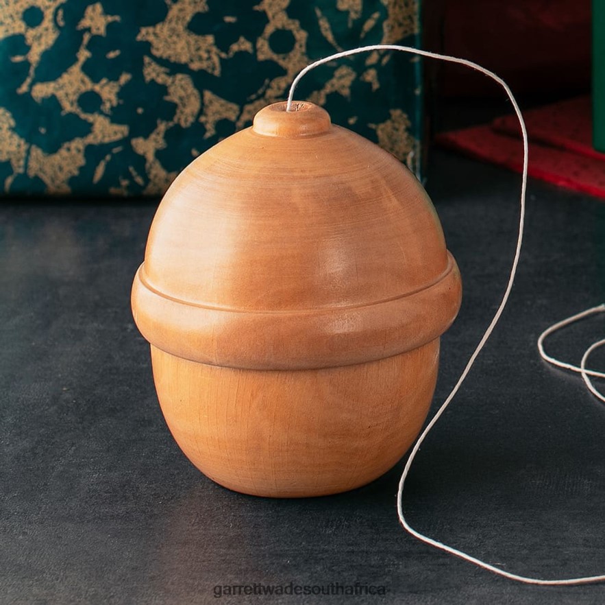 Garden Garrett Wade Wooden Acorn-Shaped Twine Holder LP88ZX130 - Garrett Wade Garden Tools