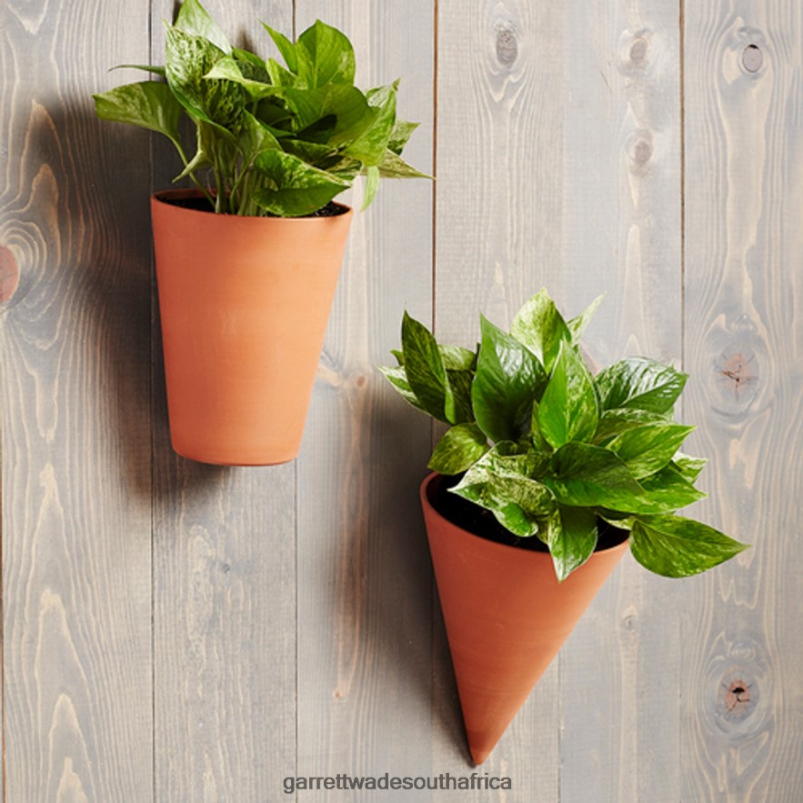 Garden Garrett Wade Flat-Bottomed Terracotta Wall Pot LP88ZX261 - Garrett Wade Chisels