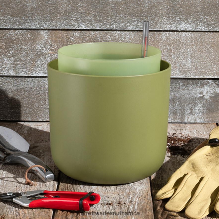 Garden Garrett Wade Self-Watering Round Planter LP88ZX264 - Garrett Wade Chisels
