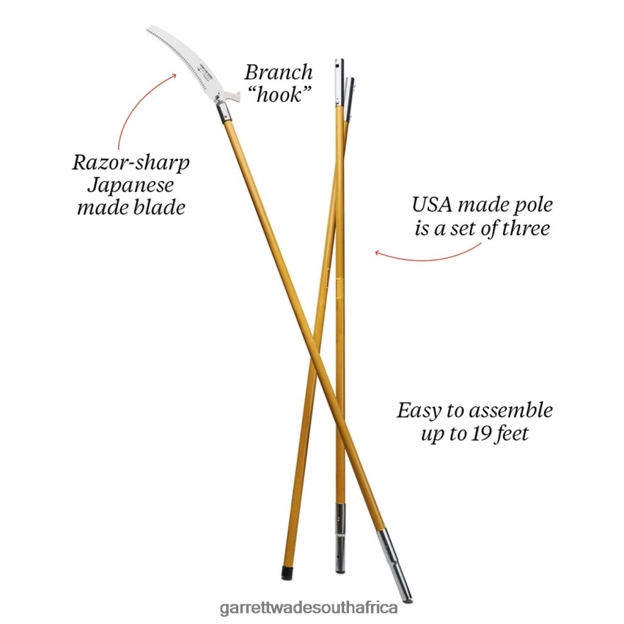 Garden Garrett Wade Hi-Reach 19 ft Pole Saws LP88ZX1 - Garrett Wade Garden Tools
