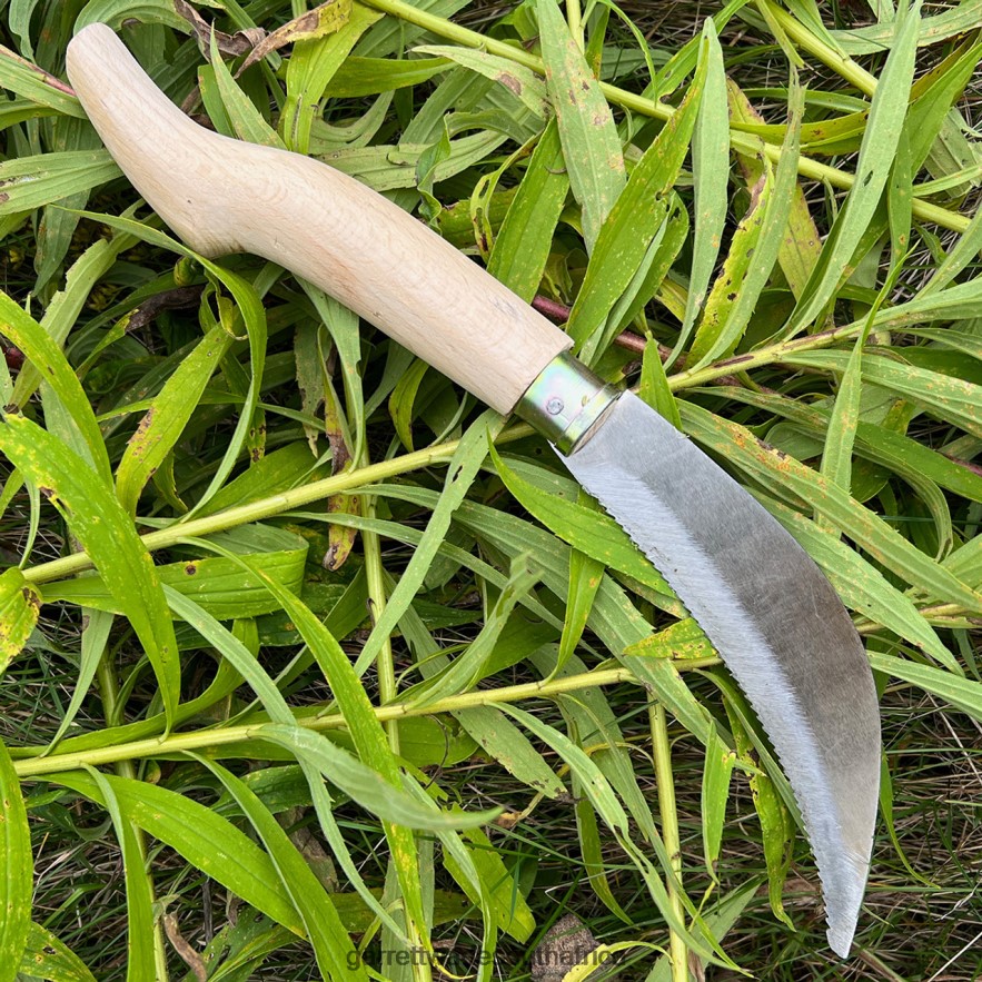 Garden Garrett Wade Long Bladed Folding Harvest Knife LP88ZX50 - Garrett Wade Knives