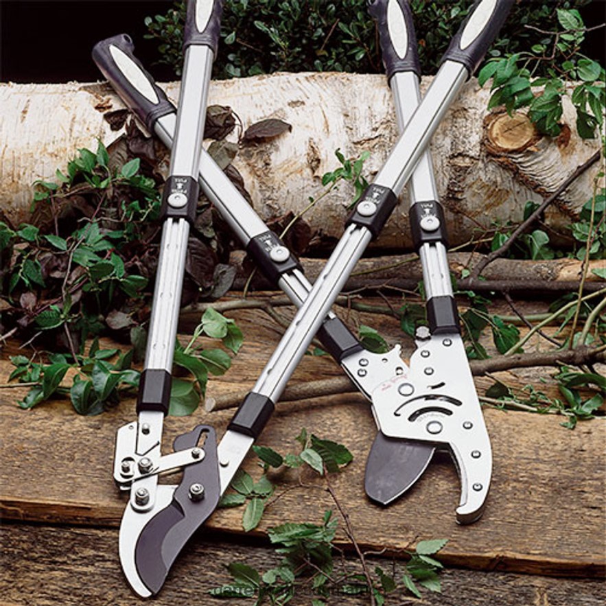Garden Garrett Wade Premium Ratcheting Pruning Loppers LP88ZX2 - Garrett Wade Knives