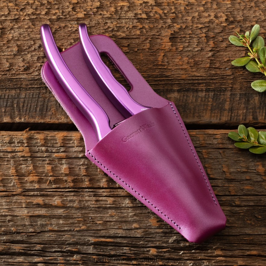 Garden Garrett Wade Ultra-Sharp Purple Pruner and Sheath Set LP88ZX37 - Garrett Wade Garden Tools