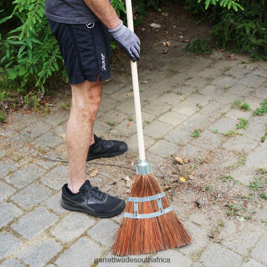 Garden Garrett Wade Two Long-Lasting Garden Brooms LP88ZX268 - Garrett Wade Garden Tools