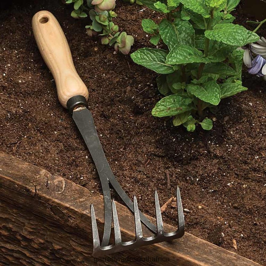 Garden Garrett Wade 5-Tine Hand Rake LP88ZX89 - Garrett Wade Knives