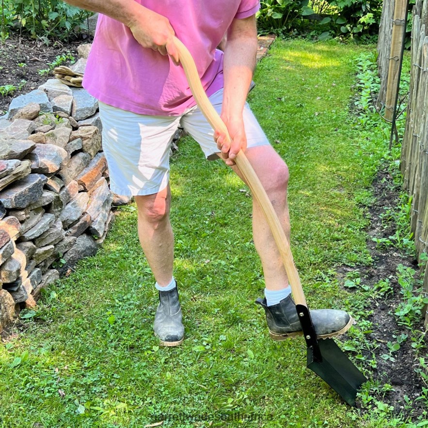 Garden Garrett Wade Ergonomic Garden Shovel LP88ZX116 - Garrett Wade Knives