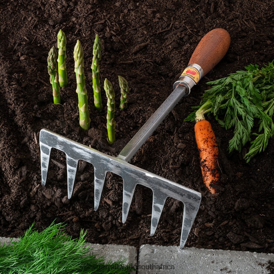 Garden Garrett Wade Red Pig Hand Rake LP88ZX104 - Garrett Wade Knives