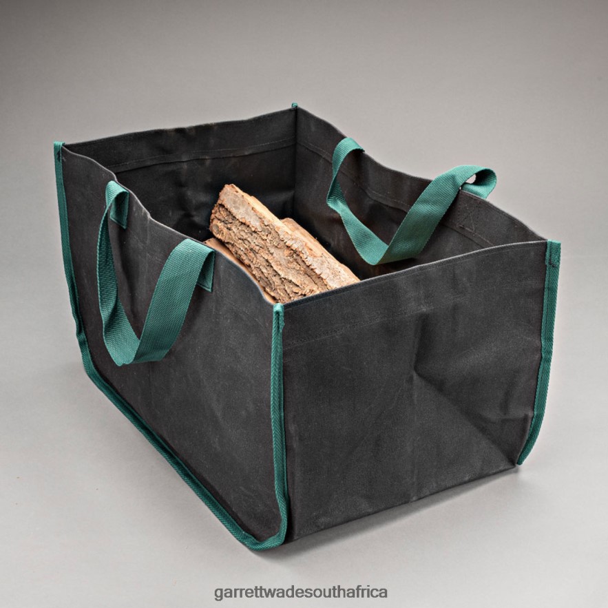 Home & Kitchen Garrett Wade Double Thickness Black Log Carrier LP88ZX976 - Garrett Wade Garden Tools