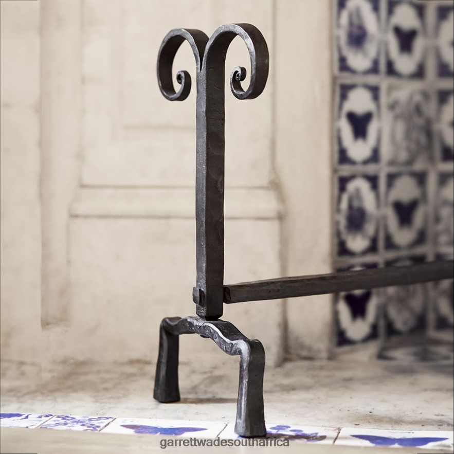 Home & Kitchen Garrett Wade Pair of Cast Iron Fireplace Andirons LP88ZX970 - Garrett Wade Garden Tools