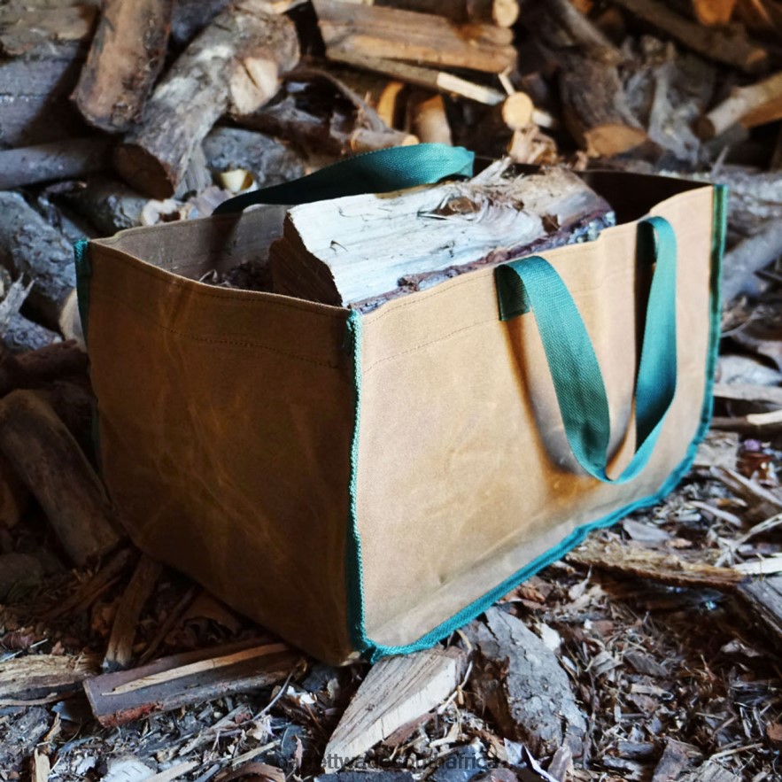 Home & Kitchen Garrett Wade Waxed Canvas Log Carriers LP88ZX979 - Garrett Wade Garden Tools