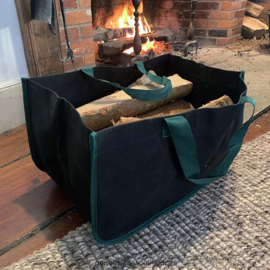 Home & Kitchen Garrett Wade Waxed Canvas Log Carriers LP88ZX979 - Garrett Wade Garden Tools