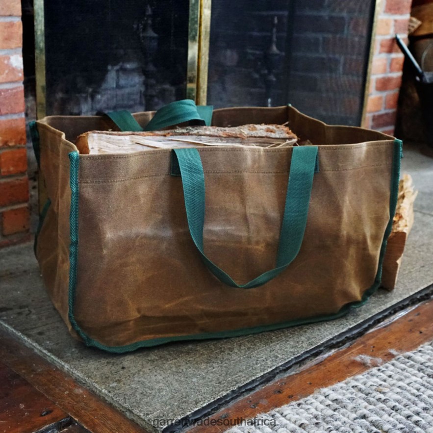 Home & Kitchen Garrett Wade Waxed Canvas Log Carriers LP88ZX979 - Garrett Wade Garden Tools