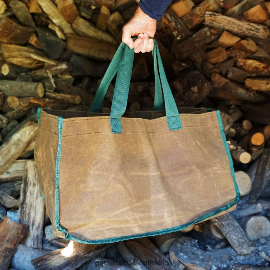 Home & Kitchen Garrett Wade Waxed Canvas Log Carriers LP88ZX979 - Garrett Wade Garden Tools