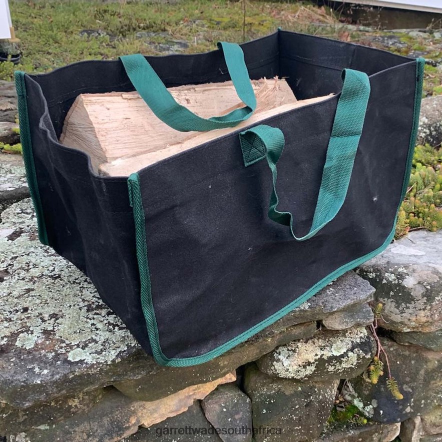 Home & Kitchen Garrett Wade Waxed Canvas Log Carriers LP88ZX979 - Garrett Wade Garden Tools