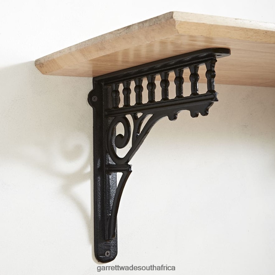 Home & Kitchen Garrett Wade Pair of Ornamental Cast Iron Shelving Brackets LP88ZX1000 - Garrett Wade Garden Tools