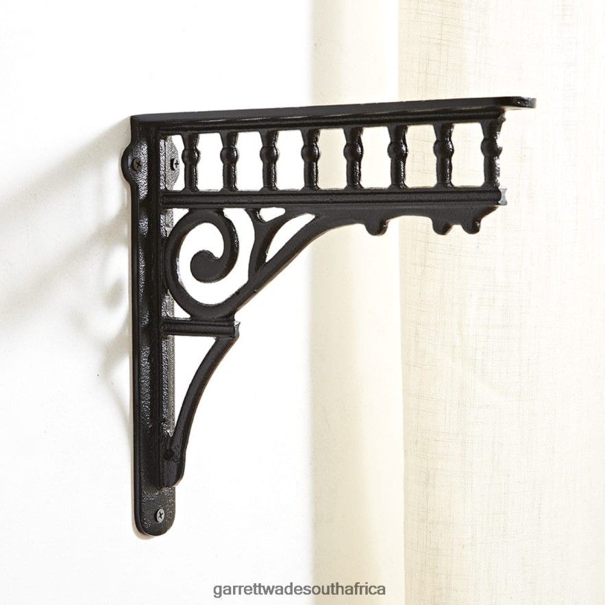 Home & Kitchen Garrett Wade Pair of Ornamental Cast Iron Shelving Brackets LP88ZX1000 - Garrett Wade Garden Tools