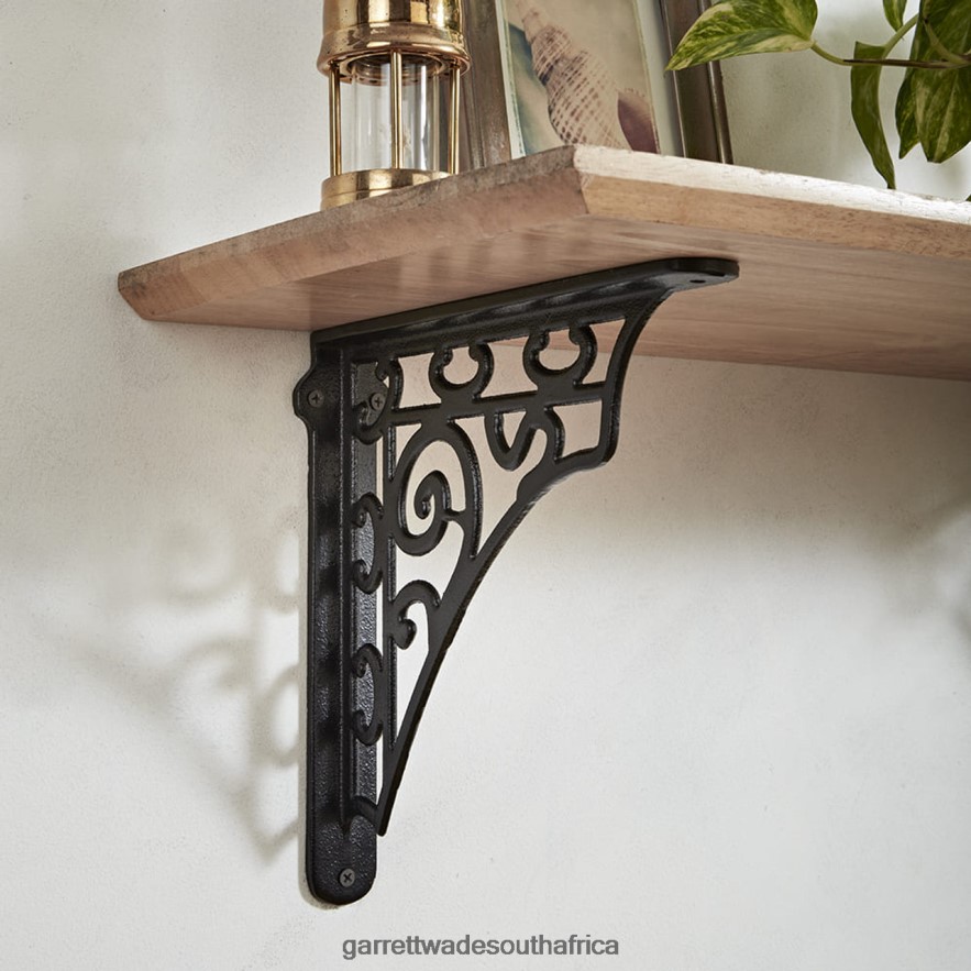 Home & Kitchen Garrett Wade Pair of Victorian Cast Iron Shelving Brackets LP88ZX1001 - Garrett Wade Knives
