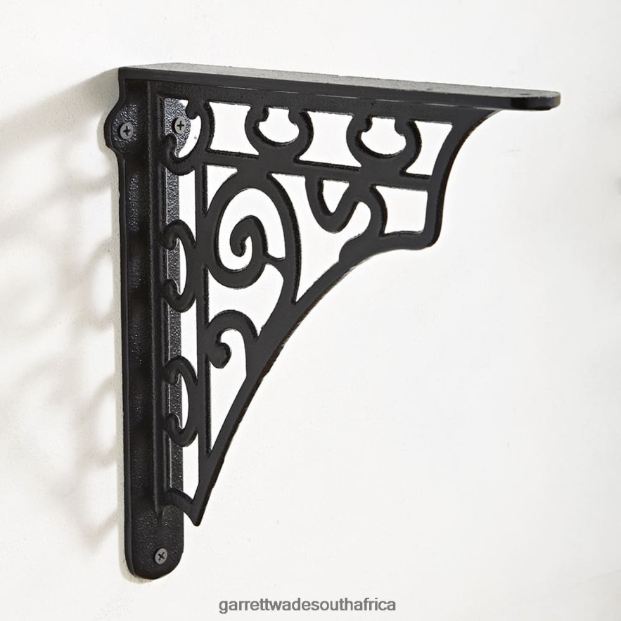 Home & Kitchen Garrett Wade Pair of Victorian Cast Iron Shelving Brackets LP88ZX1001 - Garrett Wade Knives