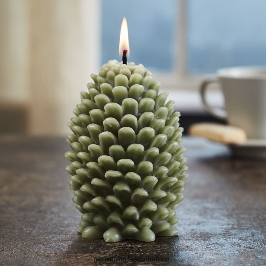 Home & Kitchen Garrett Wade Pinecone Beeswax Candles- Large LP88ZX981 - Garrett Wade Chisels