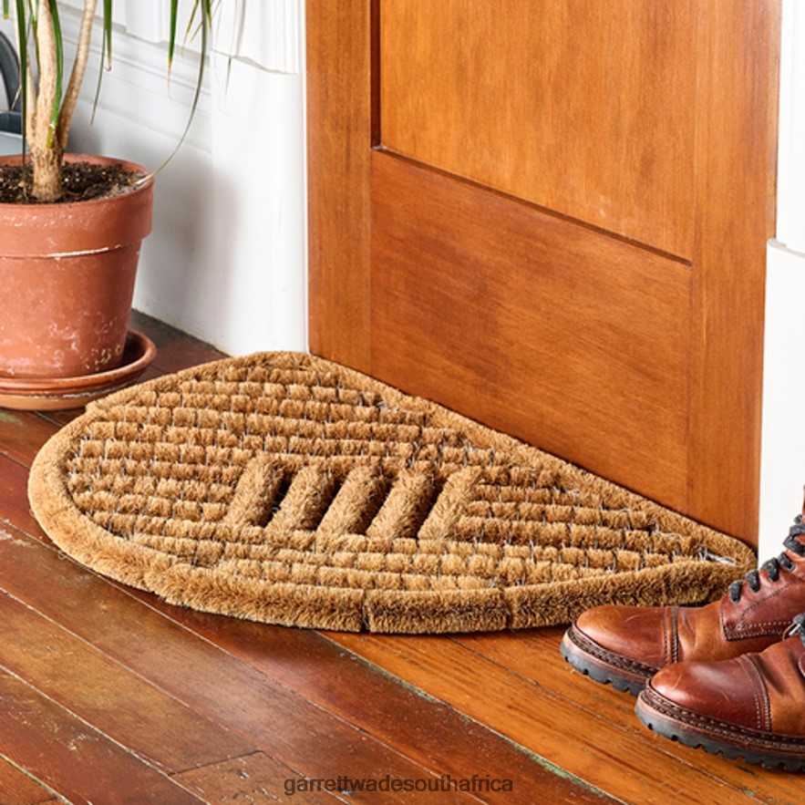 Home & Kitchen Garrett Wade Coir and Stainless Steel Half-Round Spiral Doormat LP88ZX991 - Garrett Wade Garden Tools