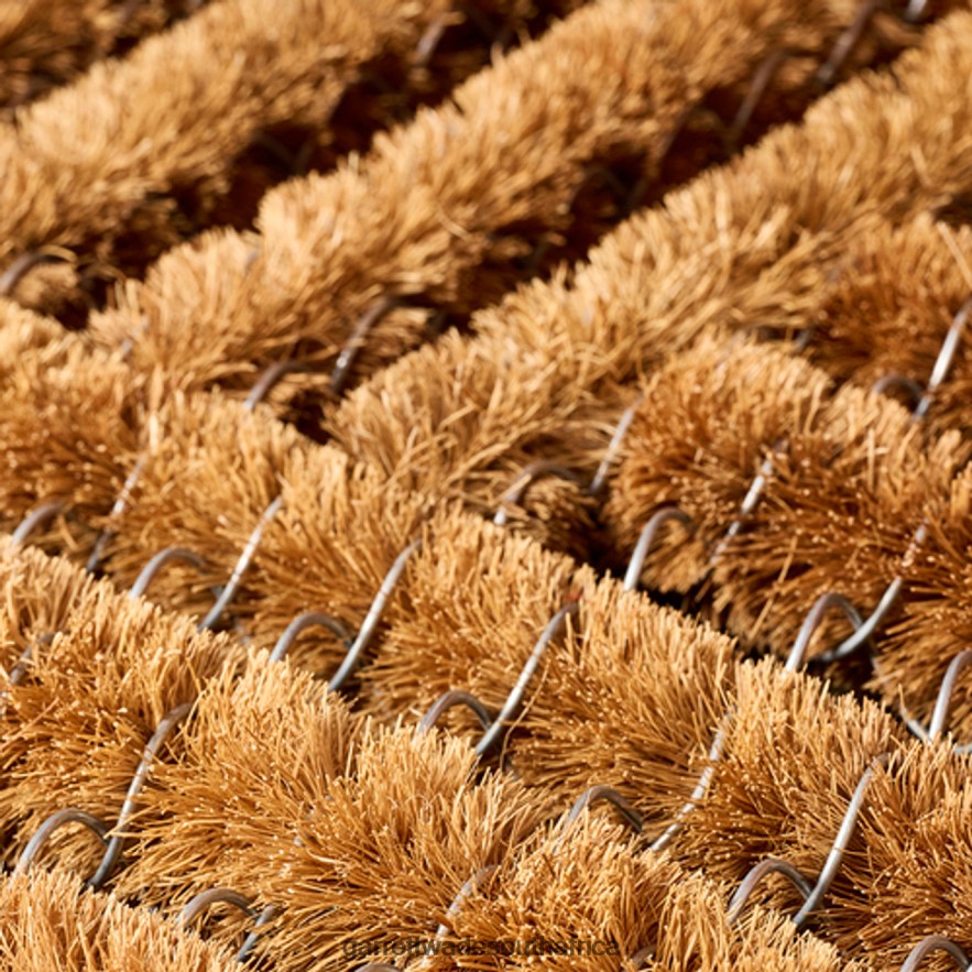 Home & Kitchen Garrett Wade Coir and Stainless Steel Half-Round Spiral Doormat LP88ZX991 - Garrett Wade Garden Tools