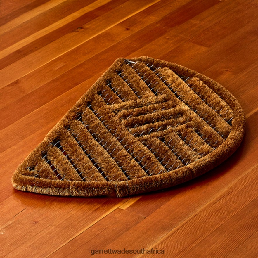 Home & Kitchen Garrett Wade Coir and Stainless Steel Half-Round Spiral Doormat LP88ZX991 - Garrett Wade Garden Tools