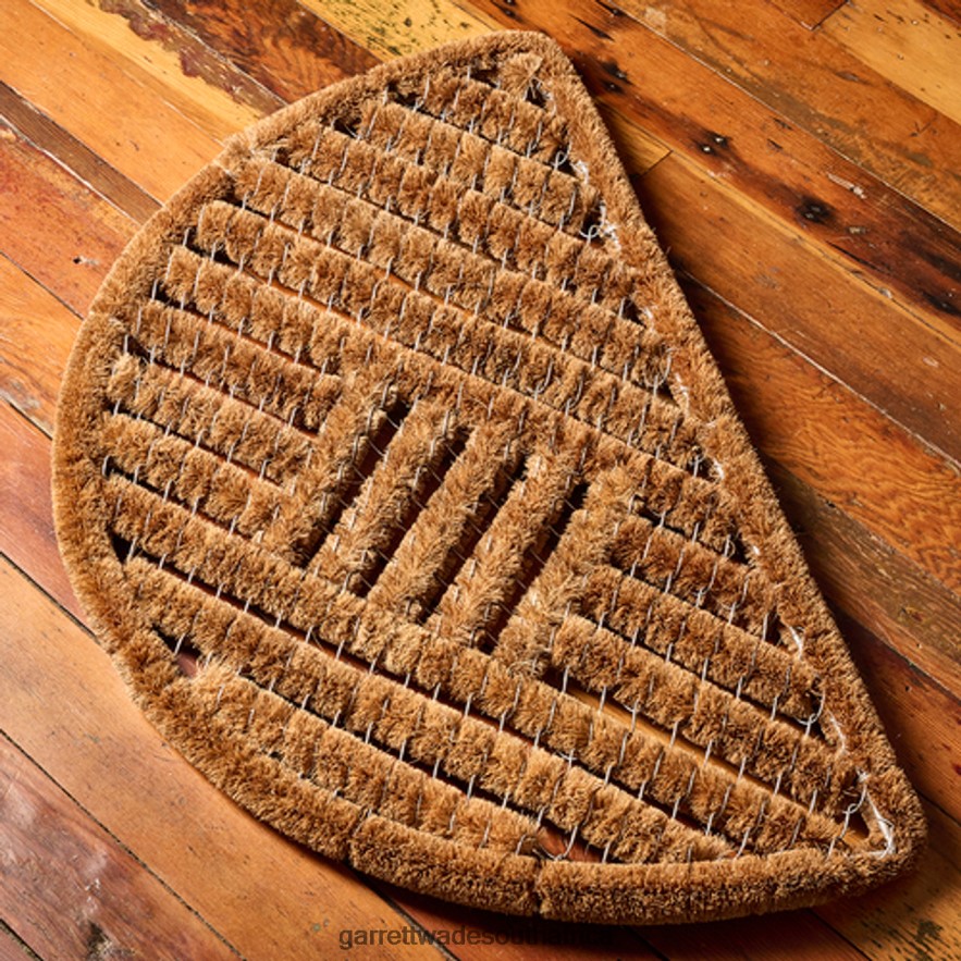Home & Kitchen Garrett Wade Coir and Stainless Steel Half-Round Spiral Doormat LP88ZX991 - Garrett Wade Garden Tools