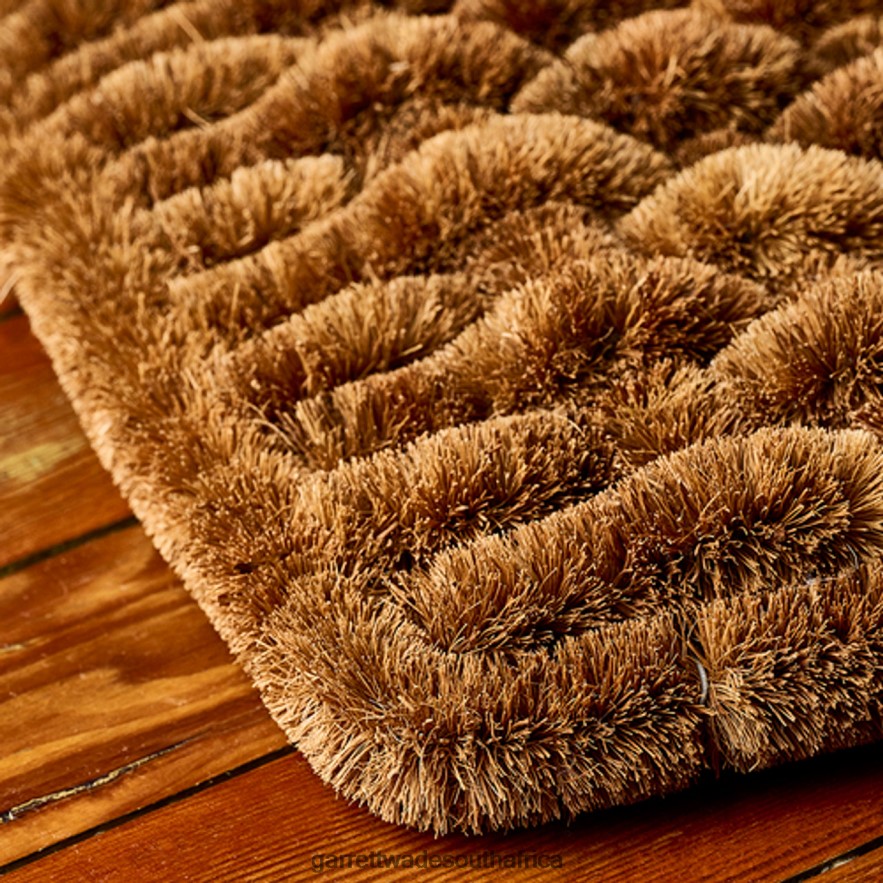 Home & Kitchen Garrett Wade Coir and Stainless Steel Rectangular Knubbly Doormat LP88ZX992 - Garrett Wade Knives