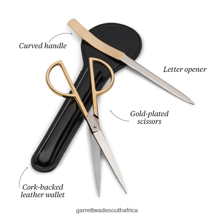 Home & Kitchen Garrett Wade Italian Letter Opener and Scissor Set LP88ZX1013 - Garrett Wade Knives