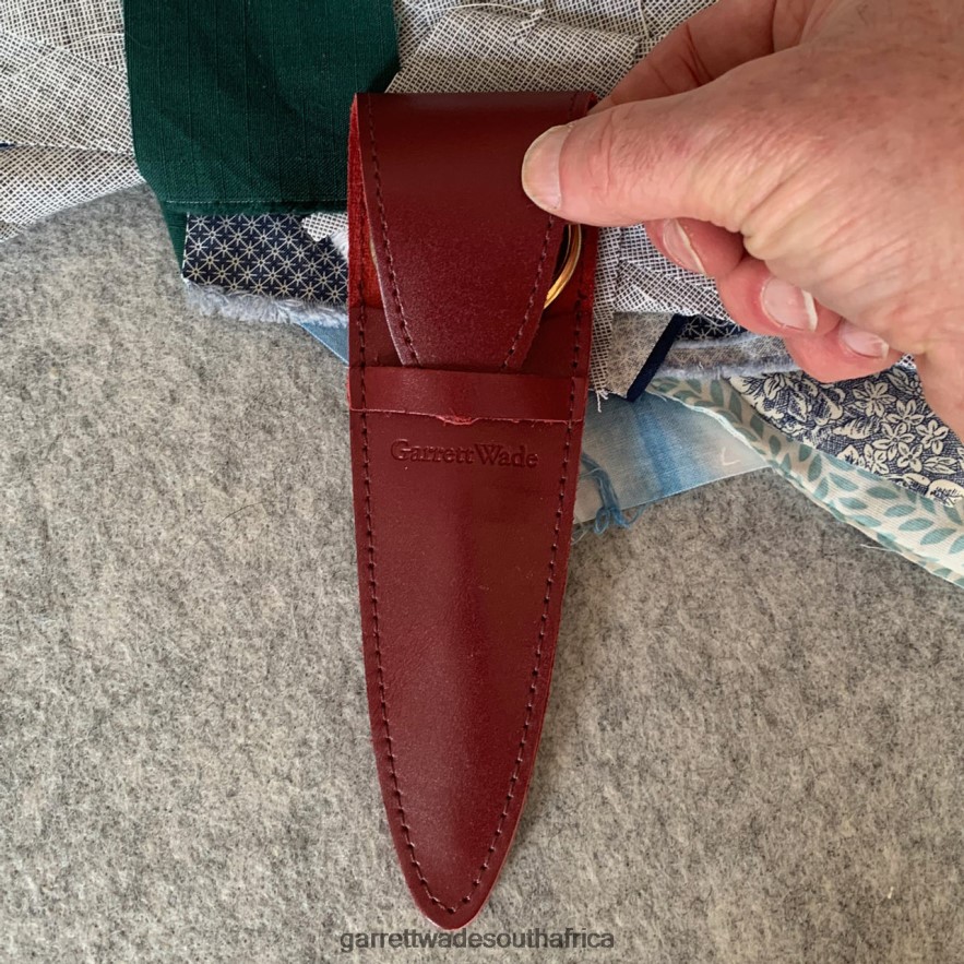 Home & Kitchen Garrett Wade 6\'\' Gilded Sewing Scissors with French Leather Case LP88ZX1053 - Garrett Wade Chisels