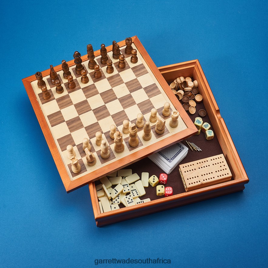 Home & Kitchen Garrett Wade Classic Traveling Chess & Checkers Set LP88ZX964 - Garrett Wade Garden Tools