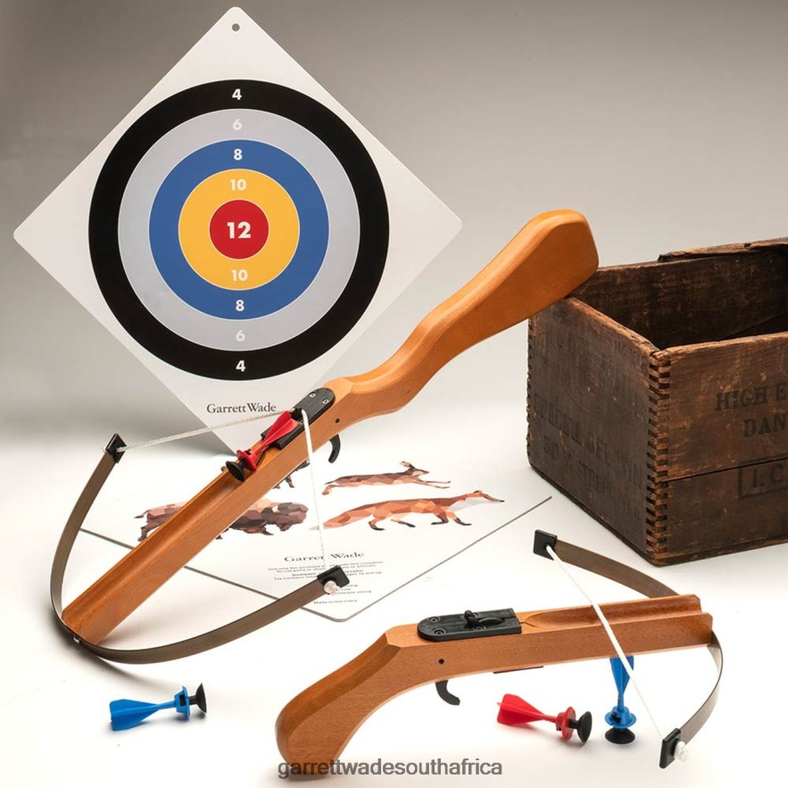 Home & Kitchen Garrett Wade GW Rifle-Stock Crossbow w/Target LP88ZX913 - Garrett Wade Garden Tools