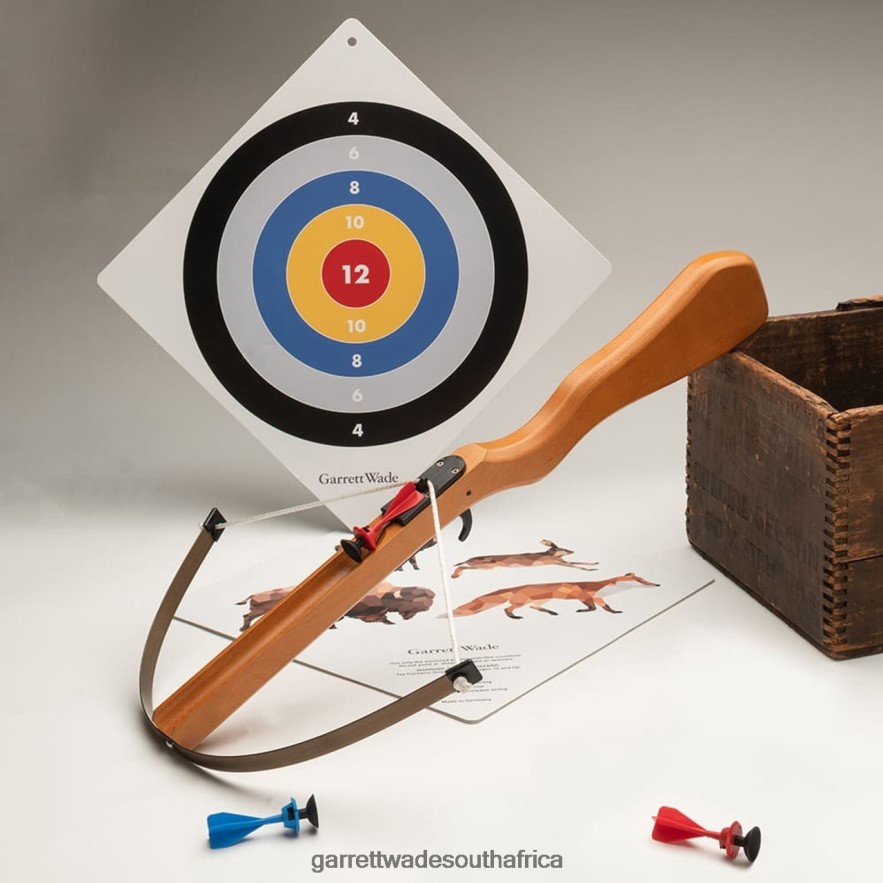 Home & Kitchen Garrett Wade GW Rifle-Stock Crossbow w/Target LP88ZX913 - Garrett Wade Garden Tools