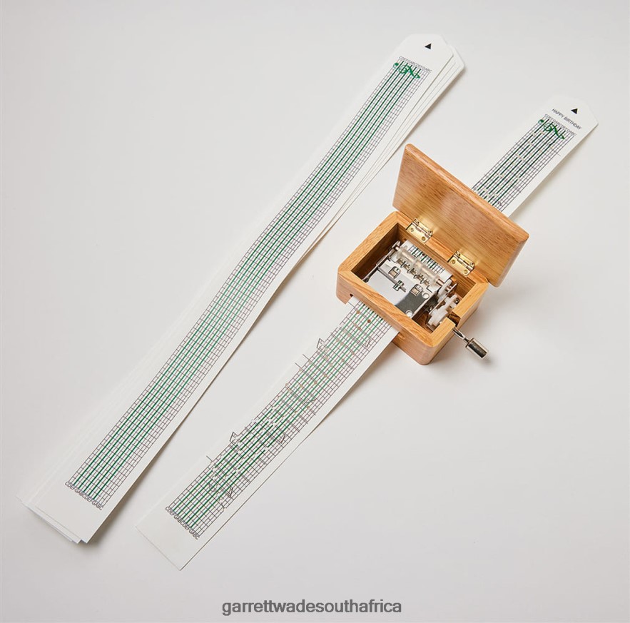 Home & Kitchen Garrett Wade Hand-Cranked Wooden Music Box LP88ZX887 - Garrett Wade Knives