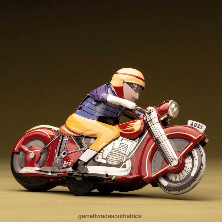 Home & Kitchen Garrett Wade Retro Tin Racing Motorcycle LP88ZX901 - Garrett Wade Garden Tools