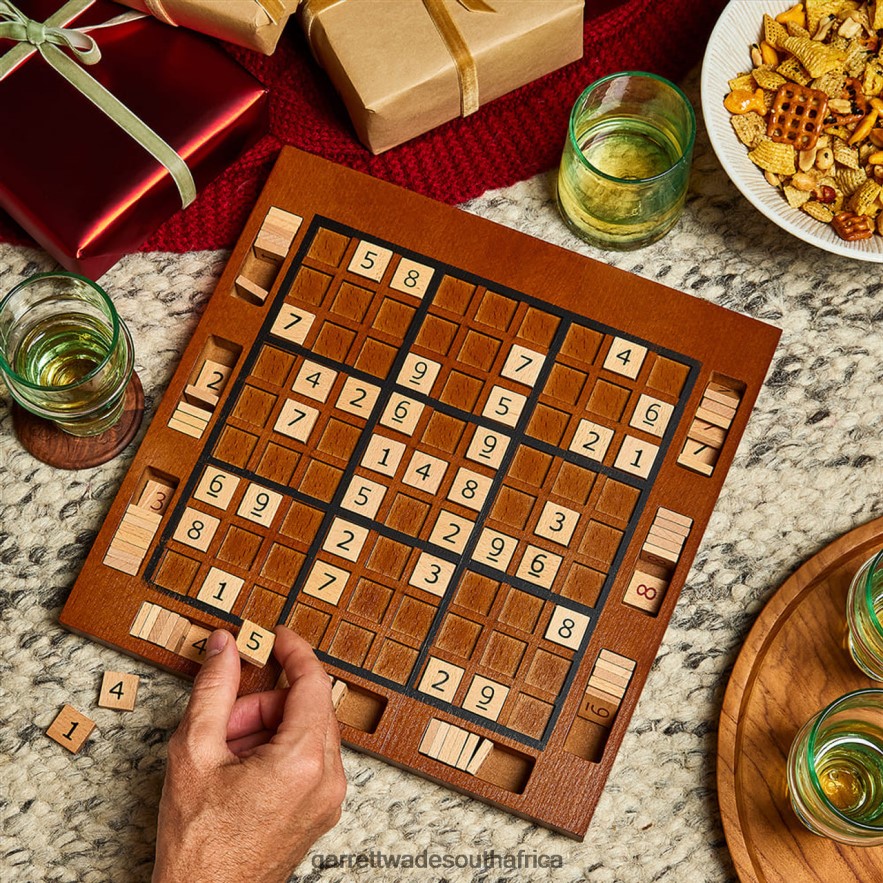 Home & Kitchen Garrett Wade Rustic Wooden Sudoku Board LP88ZX886 - Garrett Wade Garden Tools