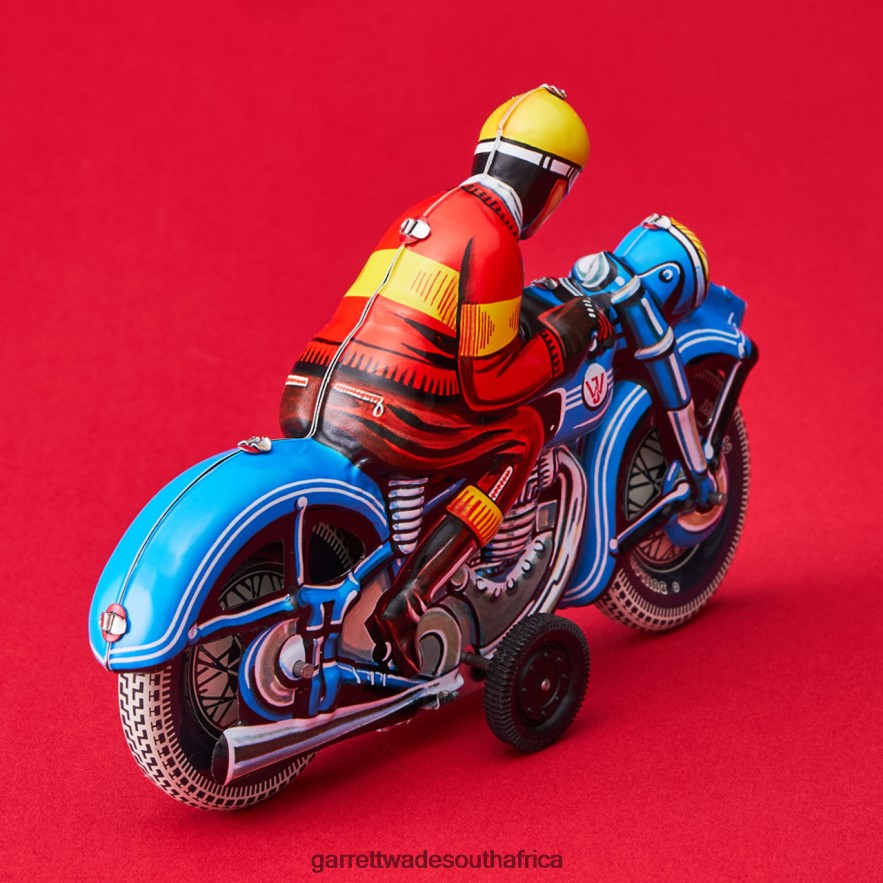 Home & Kitchen Garrett Wade Tin Toy Motorbike Blue LP88ZX921 - Garrett Wade Chisels